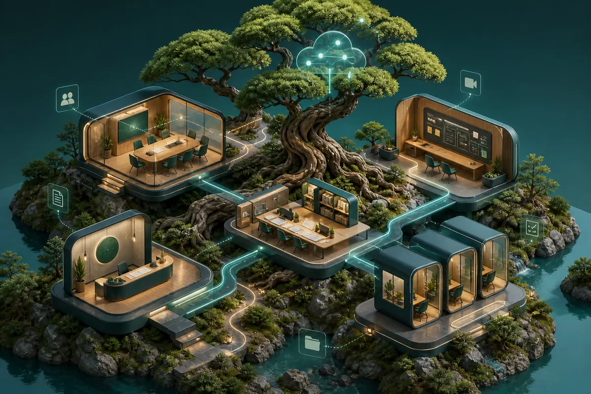 BonsAI City — wspólna cyfrowa przestrzeń dla zespołu
